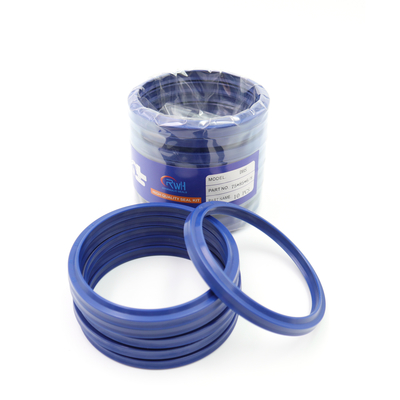 Excavator PU Hydraulic Dust Seal , Blue Color DHS Wiper Seal