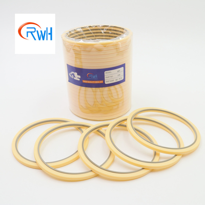 SJ Korea PU Hydraulic Cylinder Buffer Seal Yellow Color For Excavator