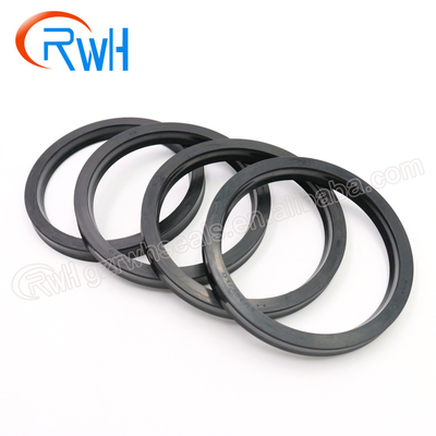 Polyurethane U Type Hydraulic Rod Seal IUH Black For Mechanical