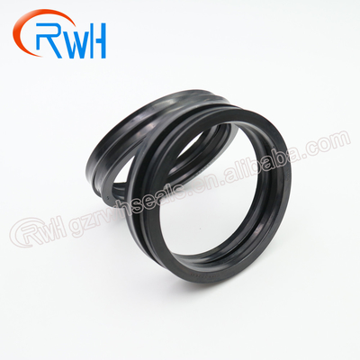 Polyurethane U Type Hydraulic Rod Seal IUH Black For Mechanical