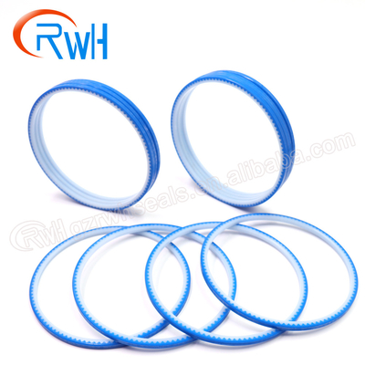 PU Piston Hydraulic Rod Seal Blue White For Crawler Excavator