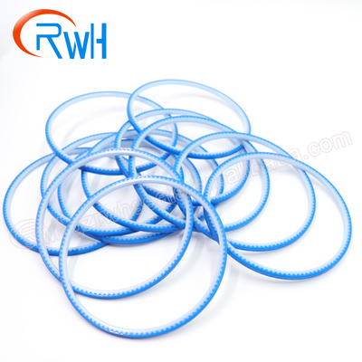 PU Piston Hydraulic Rod Seal Blue White For Crawler Excavator