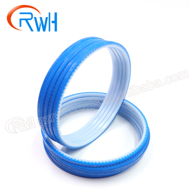 PU Piston Hydraulic Rod Seal Blue White For Crawler Excavator
