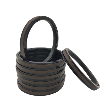 PTFE NBR Hydraulic Piston Seal SPGW Brown Color 3 Months Warranty