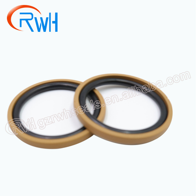 Construction Equipment Hydraulic Piston Seal NBR Material Golden Color