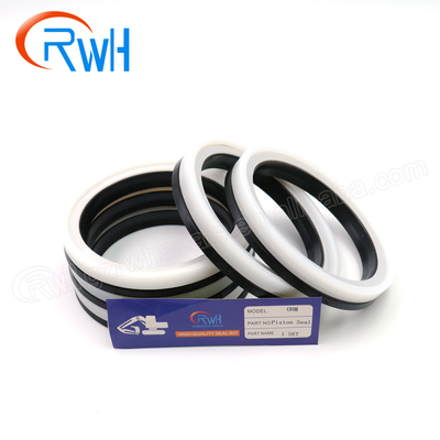 Black White Color Hydraulic Piston Seal OHM Track Adjuster Seal