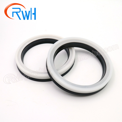 Black White Color Hydraulic Piston Seal OHM Track Adjuster Seal