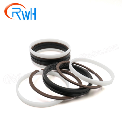 RWH Hydraulic Piston Seal PTFE NBR NCF For Crawler Excavator