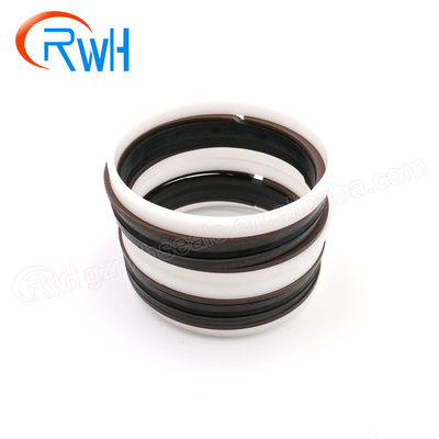 RWH Hydraulic Piston Seal PTFE NBR NCF For Crawler Excavator