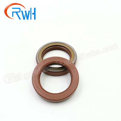 Rubber / FKM TCN Hydraulic Oil Seal Brown Color For Excavator