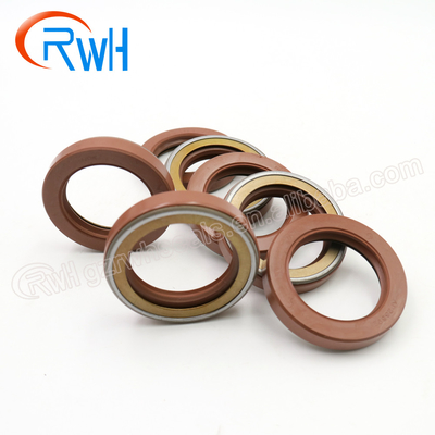 Rubber / FKM TCN Hydraulic Oil Seal Brown Color For Excavator