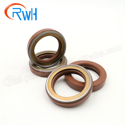 Rubber / FKM TCN Hydraulic Oil Seal Brown Color For Excavator