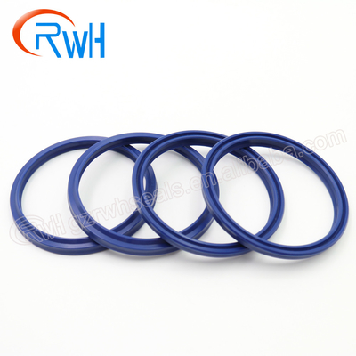 Excavator PU Hydraulic Dust Seal , Blue Color DHS Wiper Seal