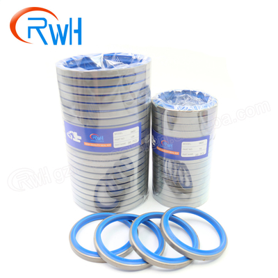 PU Iron 30Mpa Hydraulic Cylinder Wiper Seal DKBI With Blue Color