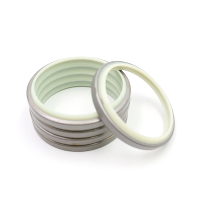 Excavator Hydraulic Cylinder Dust Seal Dkbi Iron Pu White Color