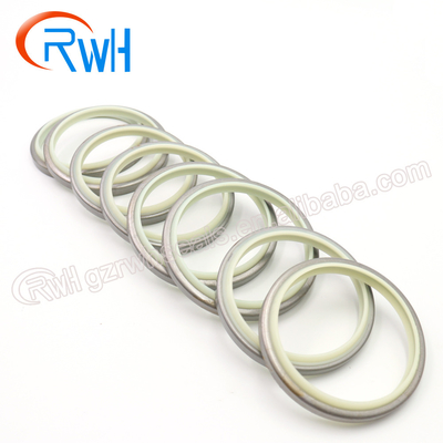 Excavator Hydraulic Cylinder Dust Seal Dkbi Iron Pu White Color