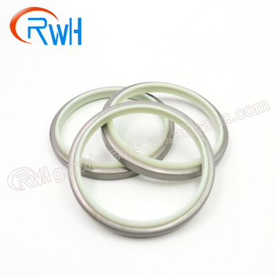Excavator Hydraulic Cylinder Dust Seal Dkbi Iron Pu White Color