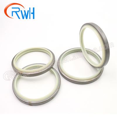 Excavator Hydraulic Cylinder Dust Seal Dkbi Iron Pu White Color