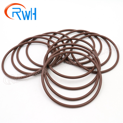 Brown Color Pu O Ring Stander Customized Size For Mechanical