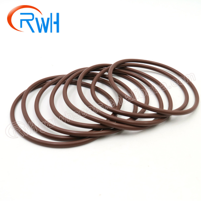 Brown Color Pu O Ring Stander Customized Size For Mechanical