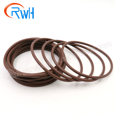 Brown Color Pu O Ring Stander Customized Size For Mechanical