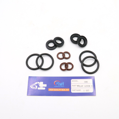 Hydraulic Pilot Valve S6K Excavator Seal Kit Rubber Material