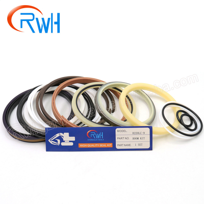R220LC-9 Hyundai Excavator Seal Kit , PTFE Cylinder Boom Kit