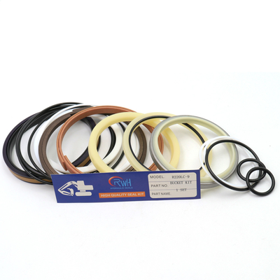 PTFE / Fiber Bucket Seal Kit Fit Hyundai R220LC-9 Excavator