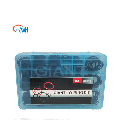 RWH 376 Pcs O Ring Box For Excavator Hyundai Machines Repair