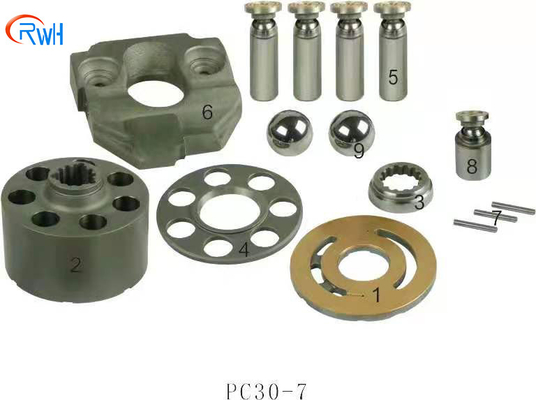 RWH Hydraulic Pump Motor Parts PC30-7 Komatsu Pump Parts ISO9001